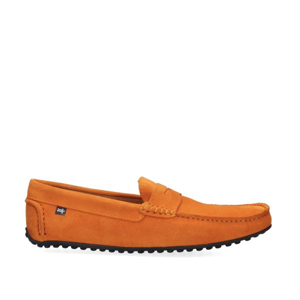 MOCASÍN CABALLERO SOLER-476 SUEDE ORANGE