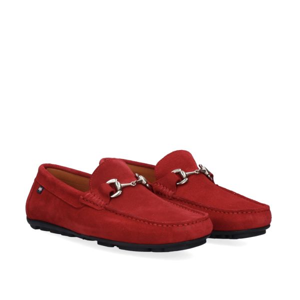 MOCASÍN CABALLERO SOLER-522 SUEDE BURDEOS