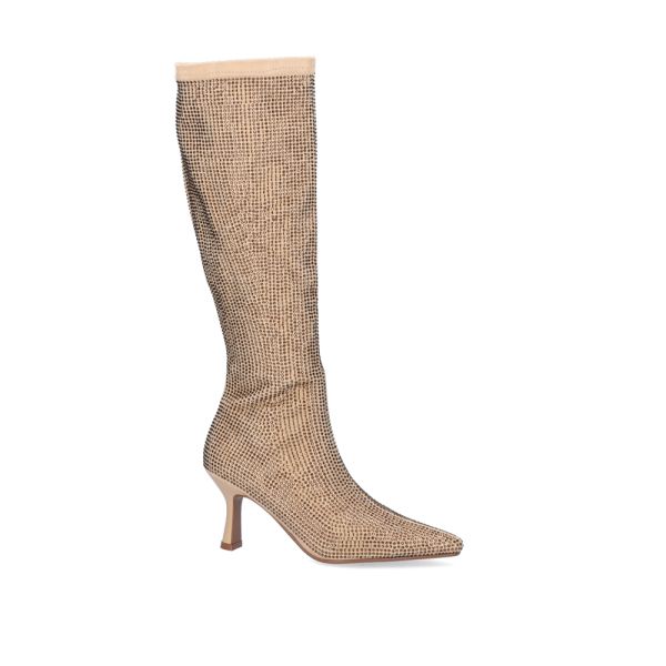 BOTA ALTA BEFREE ALBA-024 GLITTER BEIGE