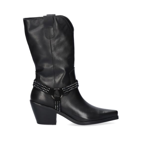 BOTA COWBOY BILBAO-2315 LEATHER BLACK