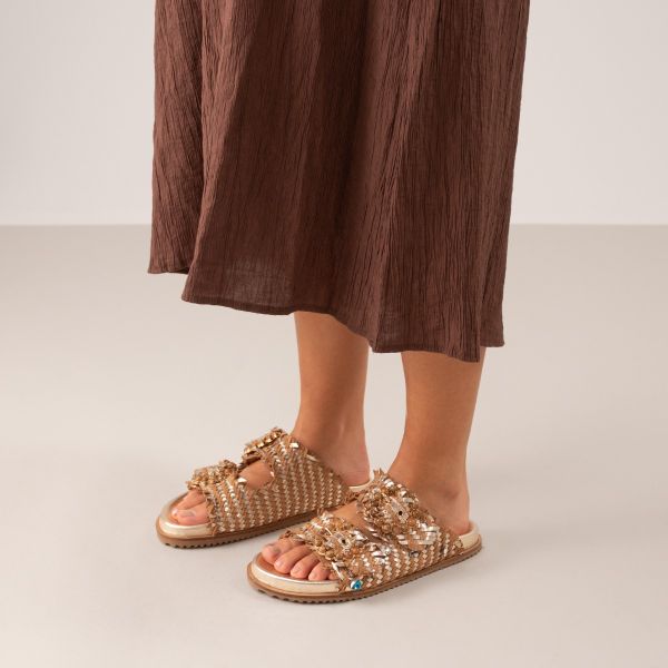 SANDALIA PLANA BEFREE ESTILO BIO MIRROR-4032 SUEDE PLATINO