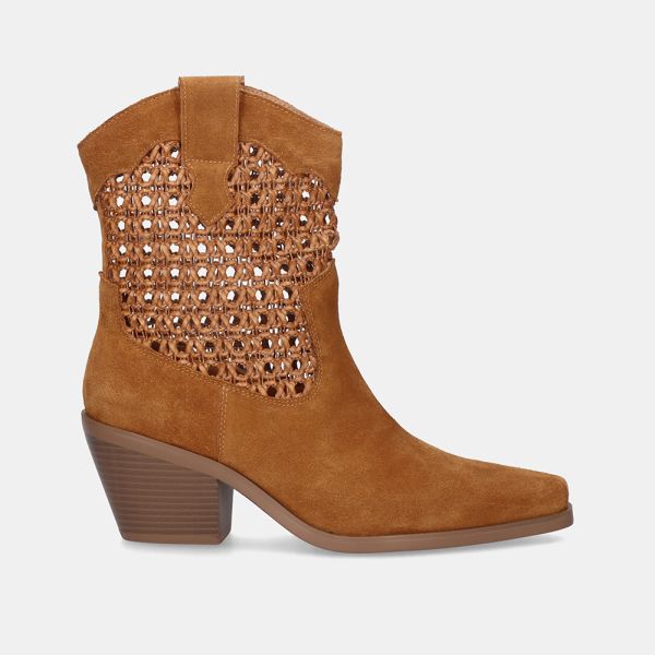 BOTINES BEFREE ESTILO COWBOY SANSE-1651 SUEDE BROWN